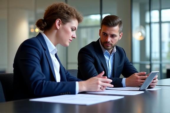 Professional meeting showcasing trust and collaboration at Umbra Legal